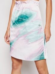 Adidas Spódnica dresowa Street GN3272 Różowy Regular Fit. Czerwone spódniczki damskie Adidas, bez wzorów, z dresówki, street, mini. Za 199.99 zł.