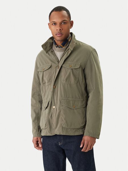 Barbour Kurtka przejściowa Ogston MCA1039OL31 Zielony Tailored Fit. Zielone kurtki męskie Barbour, l, bez wzorów, z bawełny, bez kaptura. Za 1,219.00 zł.