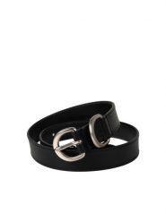Calvin Klein Jeans Pasek | K60K610361 BDS | Kobieta | Czarny. Czarne paski damskie CALVIN KLEIN, bez wzorów, z jeansu, eleganckie. W wyprzedaży za 179.00 zł.