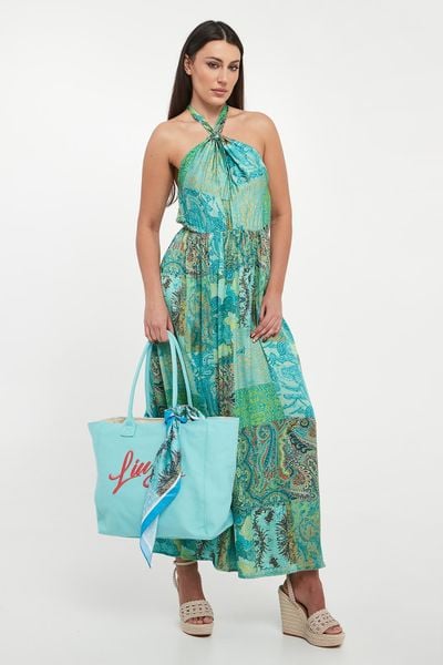 Sukienka ze wzorem paisley LIU JO. Sukienki damskie Liu Jo, xs, bez wzorów, bez kołnierzyka, bez ramiączek. Za 769.00 zł.