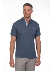 The Time of Bocha Koszulka polo w kolorze granatowym rozmiar: L. Niebieskie koszulki polo męskie The Time of Bocha, l, bez wzorów, z bawełny, bez ramiączek. Za 104.99 zł.