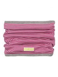 Loud + proud Dwustronny szal-koło w kolorze fioletowo-błękitno-białym rozmiar: onesize. Białe szaliki dziecięce z bawełny, bez ramiączek. Za 48.05 zł.