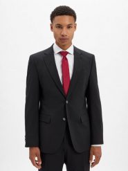 BOSS kurtka modułowa z wełny dziewiczej - Jasper Mężczyźni Regular Fit wełna ze strzyży niebieski, 27. Niebieskie kurtki męskie Boss, m, bez wzorów, z wełny, eleganckie, bez kaptura. Za 1,499.95 zł.