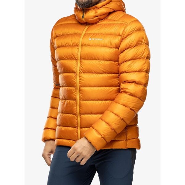 Kurtka puchowa męska Montane Alpine 850 Lite Hoodie. Brązowe kurtki męskie Montane, m, bez wzorów, z puchu, sportowe, bez kaptura. Za 1,175.99 zł.