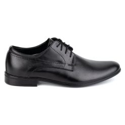 Olivier Buty męskie wizytowe skórzane 292lu czarne. Czarne buty wizytowe męskie z jeansu, bez zapięcia. Za 438.49 zł.