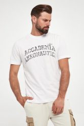 T-shirt męski AEORANUTICA MILITARE. T-shirty męskie AERONAUTICA MILITARE, m, bez wzorów, bez kołnierzyka. W wyprzedaży za 254.25 zł.