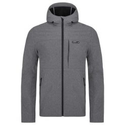 Męska kurtka softshell Loap Luskan szara 2xl. Szare kurtki męskie LOOP, m, bez wzorów, z softshellu, sportowe, bez kaptura. Za 183.77 zł.