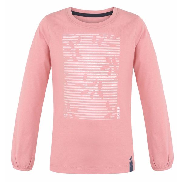 Koszulka dziewczęca z długim rękawem Bilanka Loap, rozmiar 116 — 100% bawełna. Niebieskie koszulki dziewczęce ZONE PERFECT, bez wzorów, z bawełny, bez ramiączek. Za 56.00 zł.