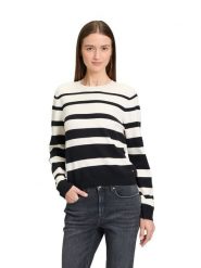BETTY & CO Sweter w kolorze kremowo-czarnym rozmiar: 38. Brązowe swetry klasyczne damskie Betty & Co., bez kołnierzyka. Za 154.95 zł.