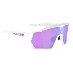 Okulary przeciwsłoneczne hydrofobowe AZR Pro Race RX. Białe okulary przeciwsłoneczne damskie AZR. Za 383.00 zł.