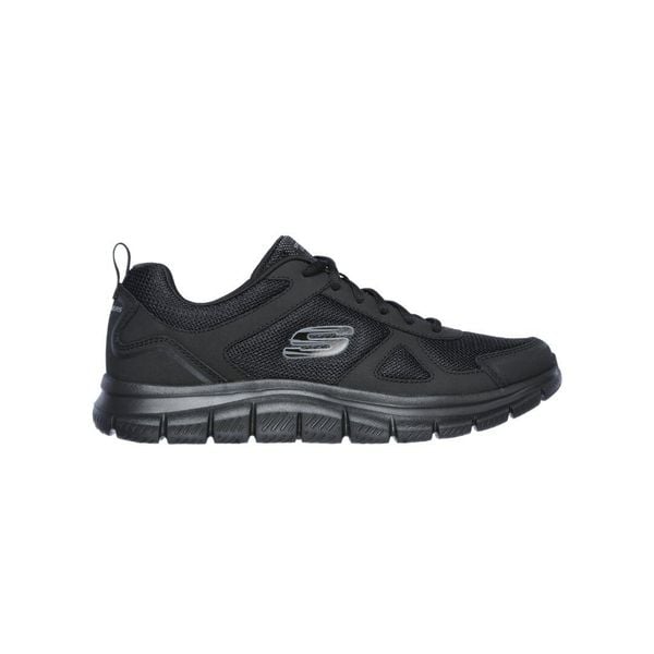 Buty męskie SKECHERS Track Scrolic. Czarne obuwie do biegania damskie Skechers. Za 239.99 zł.