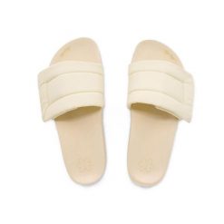 Klapki basenowe damskie Flip Flop Hi Paddy. Białe klapki damskie Flip Flop, bez wzorów, z materiału, bez obcasa. Za 97.60 zł.