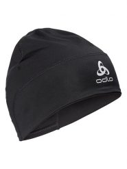 Odlo Funkcyjna czapka beanie "Ceramiwarm" w kolorze czarnym rozmiar: onesize. Czarne czapki męskie Odlo, bez wzorów, z materiału, sportowe. Za 127.35 zł.