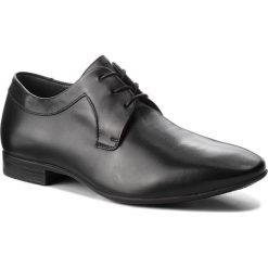 Półbuty GINO ROSSI - Eliot MPV114-258-E100-9900-0 99. Czarne buty wizytowe męskie Gino Rossi, ze skóry, bez zapięcia. W wyprzedaży za 199.00 zł.