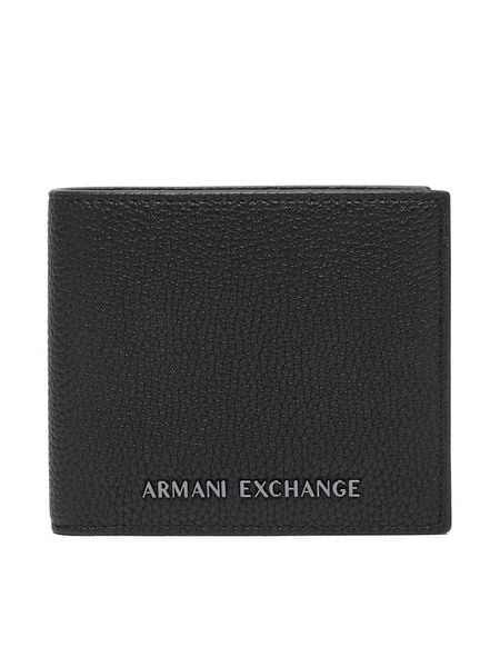 Armani Exchange Portfel XM000167 AF26663 UC001 Czarny. Czarne portfele męskie Armani Exchange, bez wzorów, ze skóry. Za 329.99 zł.