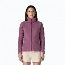PATAGONIA Bluza damska W's Better Sweater Jkt light violet-S. Niebieskie bluzy bez kaptura damskie Patagonia, s, z dzianiny. Za 645.40 zł.