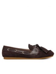 Liu Jo Mokasyny Skipper 03 SF6047 PX624 Brązowy ciemny. Brązowe mokasyny damskie Liu Jo, ze skóry. Za 659.99 zł.