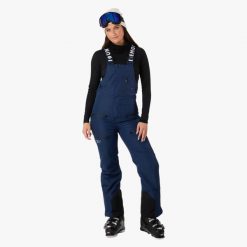 Spodnie narciarskie Kobieta Swedemount Freeride Bib Pants II wodoodporne. Niebieskie spodnie dresowe damskie SWEDEMOUNT, bez wzorów, sportowe. Za 672.00 zł.