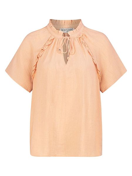 Eight2Nine Bluzka w kolorze brzoskwiniowym rozmiar: XL. Pomarańczowe bluzki damskie Eight2Nine, xl, bez wzorów, bez kołnierzyka, bez ramiączek. Za 69.75 zł.