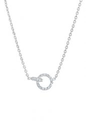 Elli Damskie pierścionki połączenie nieskończoność z kryształami srebro 925 sterling silver Naszyjniki 1 ct. Szare naszyjniki damskie Elli, srebrne. Za 293.99 zł.