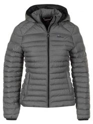 Peak Mountain Kurtka pikowana "Acenza" w kolorze szarym rozmiar: XL. Szare kurtki damskie Peak Mountain, xl, bez wzorów, bez kaptura. Za 202.98 zł.