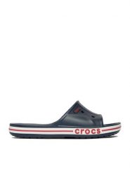Crocs Klapki Bayaband Slide 205392-4CC Granatowy. Niebieskie klapki i japonki męskie Crocs, z tworzywa sztucznego. Za 149.99 zł.