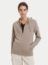 Beverly Hills Polo Club Bluza P-SS26W-F546540 Beżowy Regular Fit. Brązowe bluzy bez kaptura damskie Beverly Hills Polo Club, m, z bawełny. Za 279.99 zł.