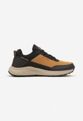 Brązowe Buty Sportowe w Typie Trekkingowych Sznurowane Taivonna. Brązowe buty sportowe na co dzień męskie Born2be, z materiału, bez zapięcia. Za 169.99 zł.