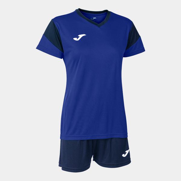 Zestaw piłkarski damski Joma Phoenix. Niebieskie spodnie dresowe damskie Joma, l, bez wzorów, z dresówki. Za 138.35 zł.