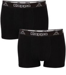 Bokserki majtki męskie Kappa 2-Pack. Fioletowe bokserki męskie Kappa, bez wzorów, z bawełny. Za 29.40 zł.