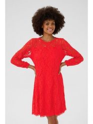 Cream Sukienka w kolorze czerwonym rozmiar: L. Czerwone sukienki damskie Cream, l, bez wzorów, z koronki, bez kołnierzyka, bez ramiączek, mini. Za 152.99 zł.