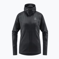 Bluza trekkingowa damska Haglöfs Skuta Hood. Czarne bluzy bez kaptura damskie Haglöfs, xs. Za 259.99 zł.