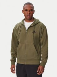 Adidas Bluza Feelcozy IA6042 Khaki Regular Fit. Brązowe bluzy bez kaptura męskie Adidas, m, z bawełny. Za 239.99 zł.