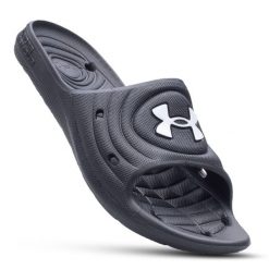 Klapki basenowe męskie Under Armour Ua M Locker Iv Sl. Czarne klapki i japonki męskie Under Armour. Za 93.90 zł.