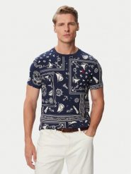 Polo Ralph Lauren T-Shirt 710B21922001 Niebieski Regular Fit. Niebieskie koszulki polo męskie Polo Ralph Lauren, m, bez wzorów, z bawełny, bez ramiączek. Za 419.99 zł.
