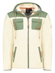 Geographical Norway Kurtka polarowa "Toulouse" w kolorze kremowym rozmiar: 3XL. Brązowe kurtki męskie Geographical Norway, xl, bez wzorów, z polaru, bez kaptura. Za 139.20 zł.