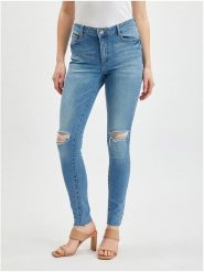 Orsay Dżinsy - Skinny fit - w kolorze błękitnym rozmiar: 36. Niebieskie jeansy damskie ORSAY, z podwyższonym stanem. Za 78.99 zł.