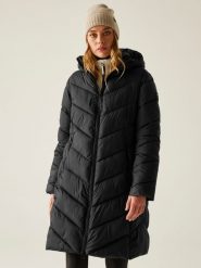 Regatta Płaszcz pikowany "Anita" w kolorze czarnym rozmiar: 36. Czarne płaszcze damskie Regatta, bez wzorów. Za 243.64 zł.