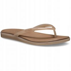 Japonki Dla Dorosłych Crocs Miami Jelly Round Toe Flip. Brązowe klapki i japonki męskie Crocs, z materiału. Za 169.99 zł.