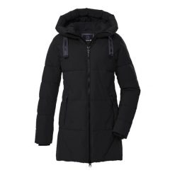 Parka damska z kapturem Killtec GW 30. Czarne parki damskie GIGA DX, m, bez wzorów, z dzianiny. Za 572.00 zł.