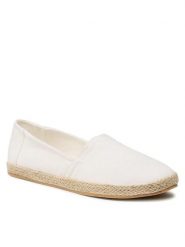 Jenny Fairy Espadryle WS140702-X Biały. Białe espadryle damskie Jenny Fairy, bez wzorów, z materiału, bez obcasa. Za 89.99 zł.
