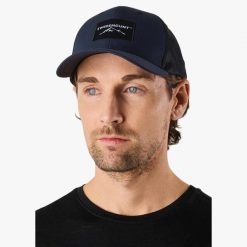 Czapka Z Daszkiem Wędrówki Unisex Lofoten Standardowy. Niebieskie czapki męskie SWEDEMOUNT, bez wzorów, z materiału, klasyczne. Za 71.99 zł.