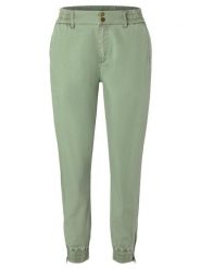 Timezone Spodnie "Amber" w kolorze jasnozielonym rozmiar: W26. Zielone spodnie materiałowe damskie Timezone, bez wzorów, z materiału. Za 165.99 zł.