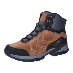 Buty męskie trekkingowe CMP Melnick. Brązowe buty trekkingowe męskie CMP, na zimę, z materiału, za kostkę, bez zapięcia. Za 359.00 zł.