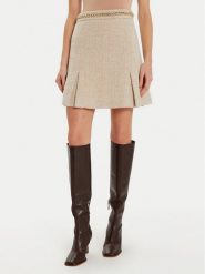 Marciano Guess Spódnica mini Helene 4BGD08 7186A Beżowy Regular Fit. Brązowe spódniczki damskie Marciano Guess, z aplikacjami, z syntetyku, mini. Za 419.99 zł.