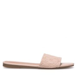Klapki MEXX. Brązowe klapki damskie Mexx, bez wzorów, bez obcasa. Za 59.99 zł.