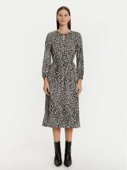 Olsen Sukienka koszulowa 13001793 Czarny Regular Fit. Czarne sukienki damskie Olsen, bez wzorów, z wiskozy, bez kołnierzyka, bez ramiączek, koszulowe. Za 399.99 zł.