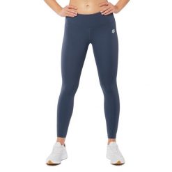 Legginsy sportowe fitness ze średnim stanem damskie Striker. Niebieskie legginsy damskie SIROKO, xl, bez wzorów, z elastanu. Za 106.00 zł.
