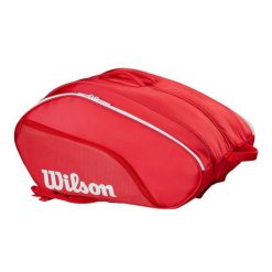 Torba do padla Wilson Padel Tour Bag czerwona. Czerwone torebki klasyczne damskie Wilson, bez wzorów, bez dodatków. Za 399.00 zł.