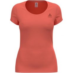 Koszulka z krótkim rękawem damska ODLO Active F-Dryight Eco. Białe bielizna termoaktywna damska Odlo, l, bez wzorów, sportowe, bez kołnierzyka, bez ramiączek. Za 199.99 zł.